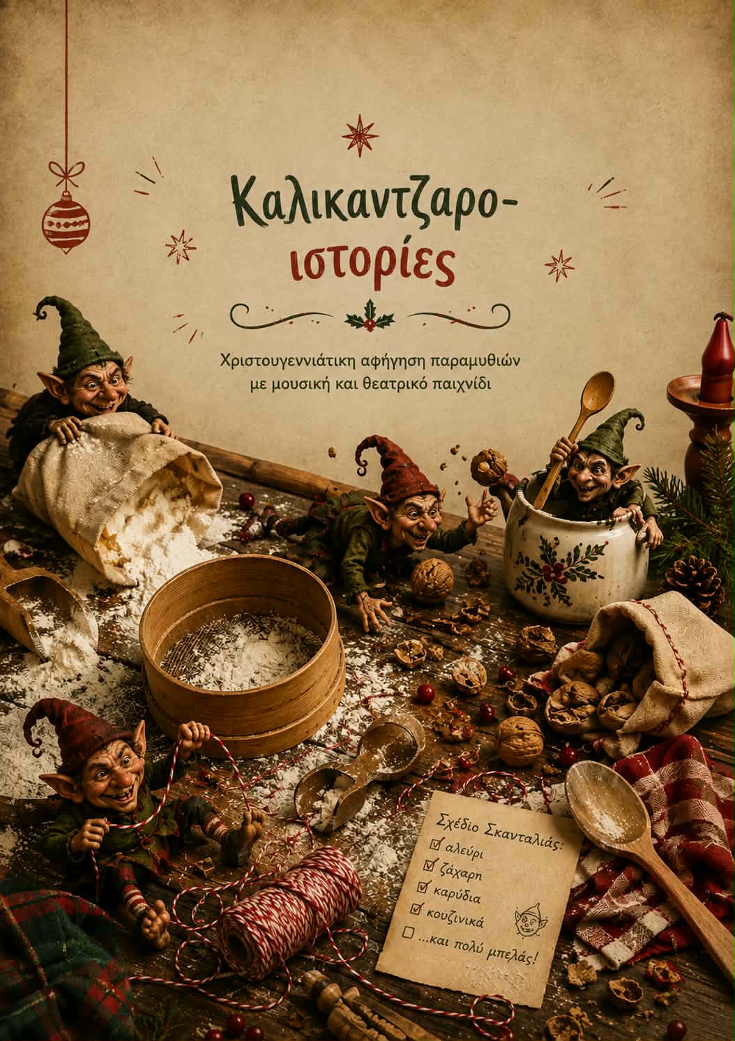 Φωτογραφία από το θεματικό πρόγραμμα «Καλικαντζαρο-ιστορίες»